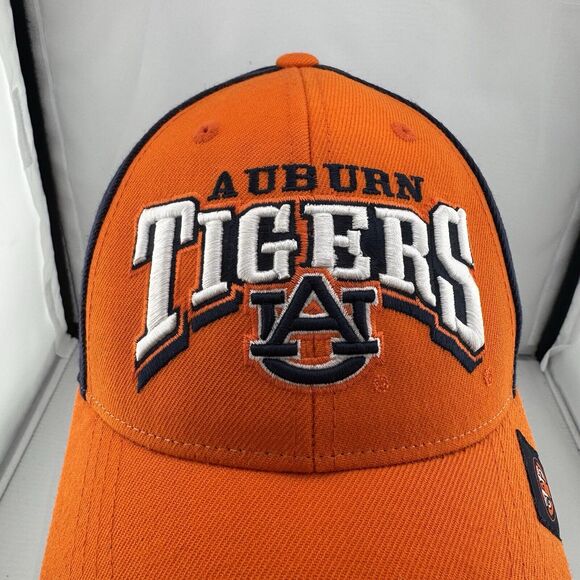 Rare Sample Hat Auburn Tigers Top of the World Strapback Cap Navy Blue/Orange - Picture 1 of 11